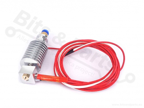 Hotend E3D V5 J-head remote/bowden aluminium 1,75mm/0,4mm 12V/40W